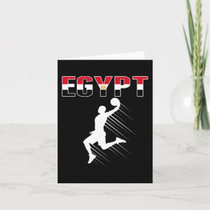 Egypt Basketball Fans Jersey - Egyptian Flag Slam Card