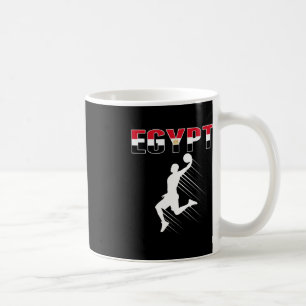 Egypt Basketball Fans Jersey - Egyptian Flag Slam Coffee Mug