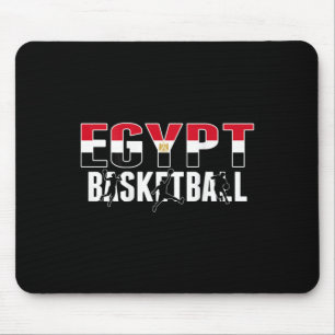 Egypt Basketball Fans Jersey Proud Egyptian Sport Mouse Pad