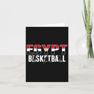 Egypt Bysketbyll Fans Jersey Proud Egyptian Sport Card