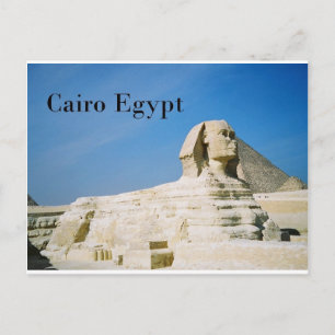 Egypt Cairo Giza Sphinx-2 (St.K) Postcard