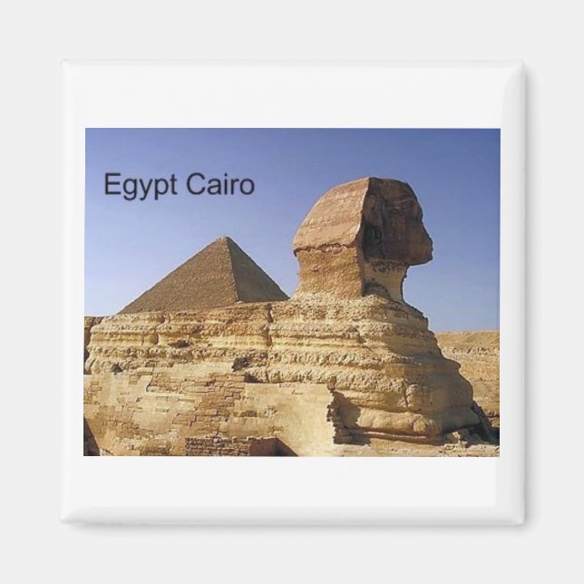 Egypt Cairo Giza Sphinx (St.K) Magnet (Front)