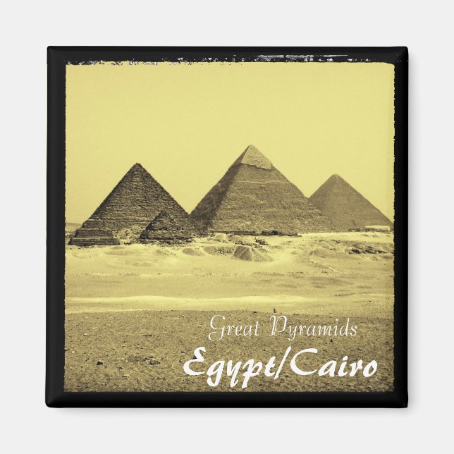 Egypt, Cairo, Pyramids (Magnet) Magnet (Front)