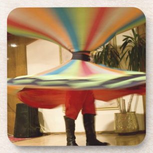 Egypt, Cairo. Whirling dervish dazzling GCT Coaster