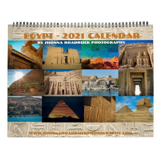 Egypt Calendar 2020 by Shonna Roadruck Photography (Back)