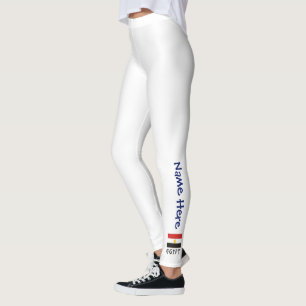 Egypt Egyptian Flag Personalised Name Leggings