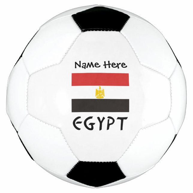 Egypt Egyptian Flag Personalised  Soccer Ball (Front)
