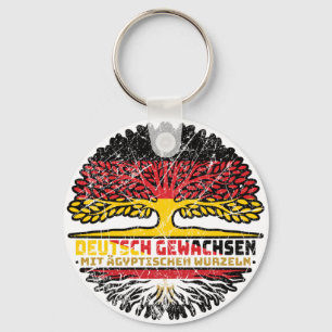 Egypt Egyptian German Germany Baum Wurzel Key Ring