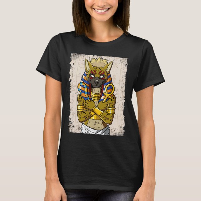 Egypt Egyptian Hyena Pharaoh T-Shirt (Front)