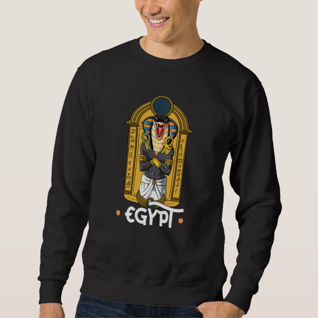 Egypt Egyptian Snake Pharaoh Sweatshirt (Front)
