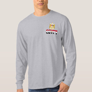 Egypt Flag and Coat of Arms Patriotic T-Shirt