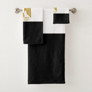Egypt flag bath towel set