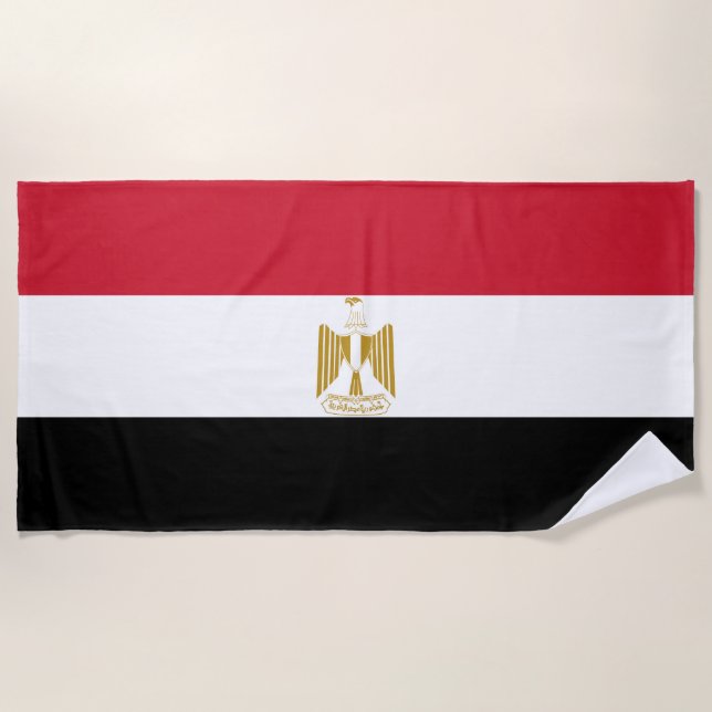 Egypt flag beach towel (Front)