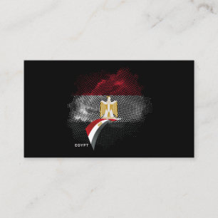 Egypt flag business card