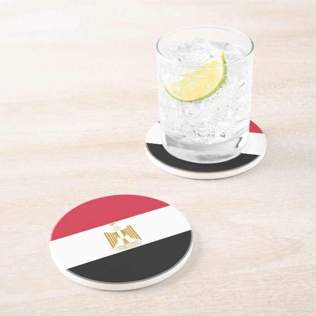 Egypt flag coaster (Side)