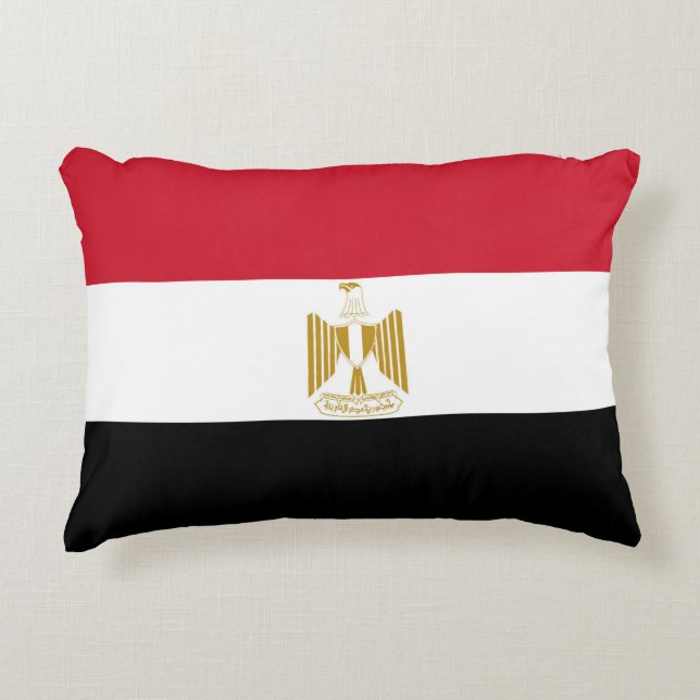 Egypt flag decorative cushion (Front)