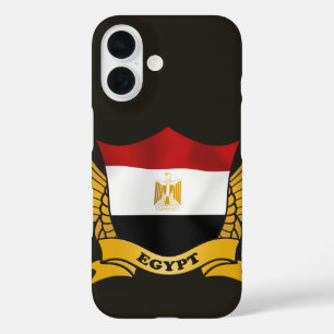 Egypt Flag Emblem iPhone 16 Case