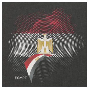 Egypt flag fabric
