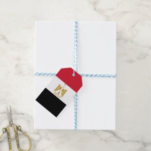 Egypt flag gift tags