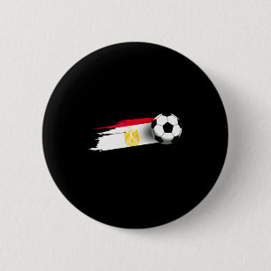 Egypt Flag Jersey Egyptian Soccer Team Egyptian T  6 Cm Round Badge