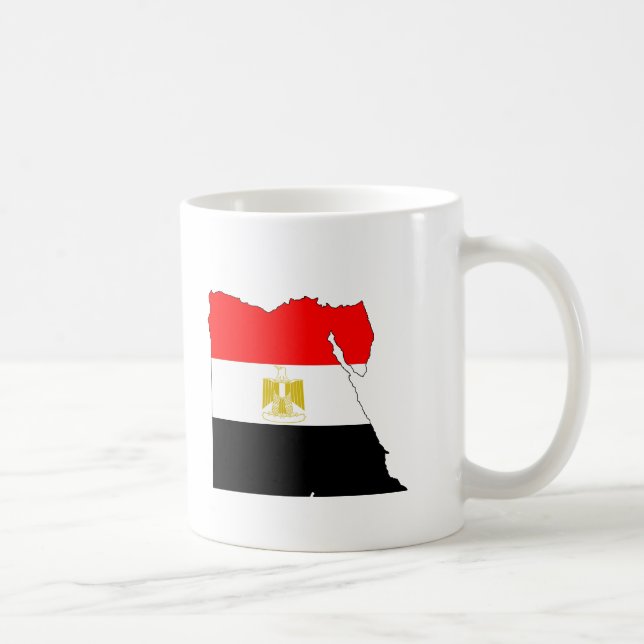 Egypt flag map coffee mug (Right)