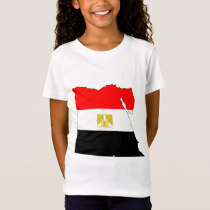 Egypt Flag Map full size T-Shirt