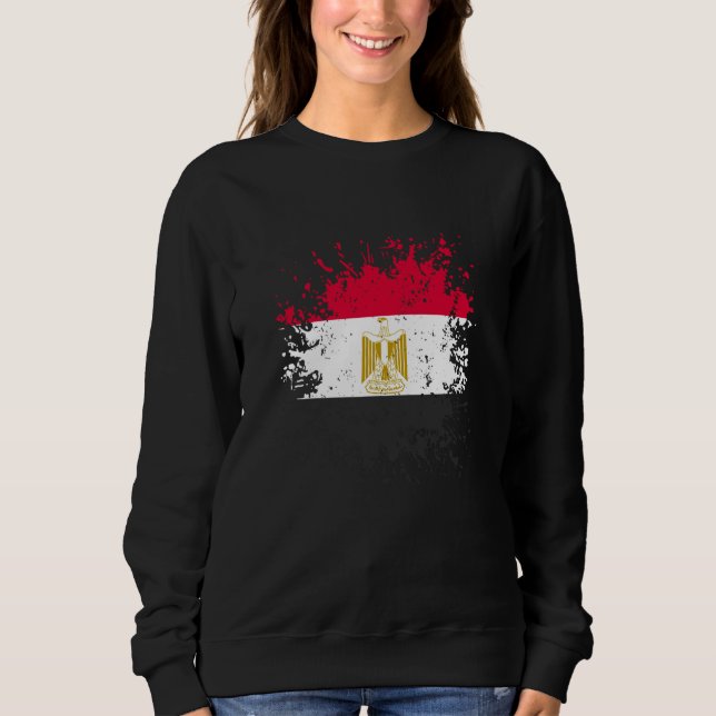 Egypt flag of egypt Egyptian Egypt flag  1 Sweatshirt (Front)