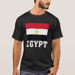Egypt Flag Patriotic National Roots Souvenir T-Shirt