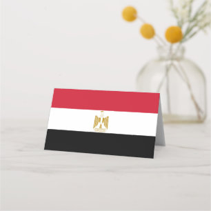 Egypt flag place card