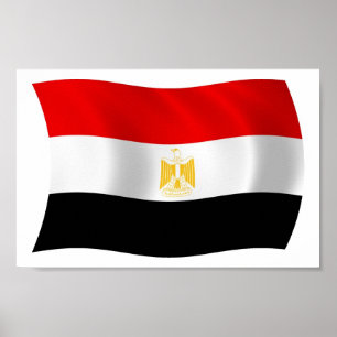 Egypt Flag Poster Print