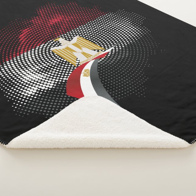 Egypt flag sherpa blanket (3/4)