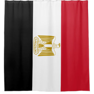 Egypt flag shower curtain