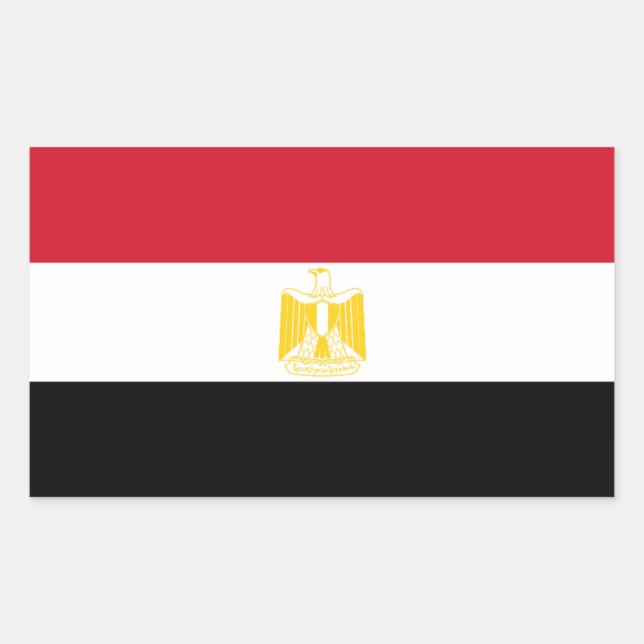 Egypt Flag Sticker (Front)