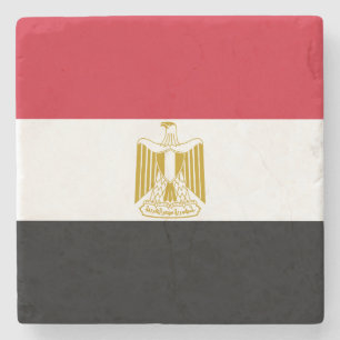 Egypt Flag Stone Coaster