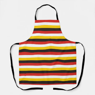 Egypt flag stripes country pattern symbol black re apron
