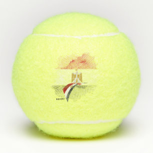 Egypt flag tennis balls
