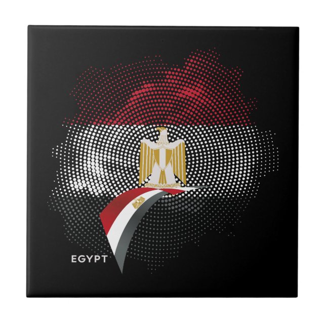Egypt flag tile (Front)