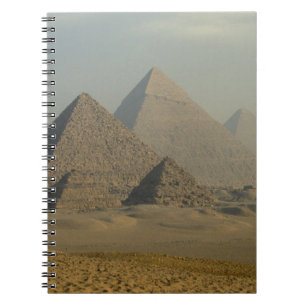 Egypt, Giza, Giza Pyramids Complex, Giza Plateau Spiral Notebook