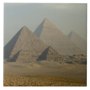 Egypt, Giza, Giza Pyramids Complex, Giza Plateau Tile