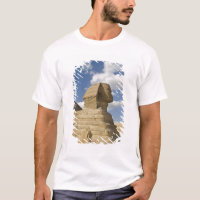 Egypt, Giza. The great Sphynx rises above the