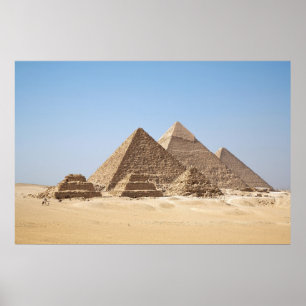 Egypt-Gizah Pyramids Huge Poster