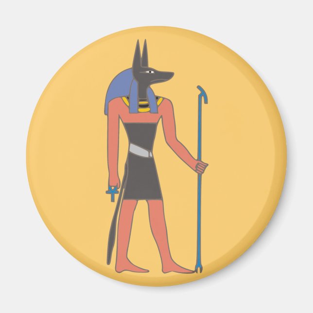 Egypt God Anubis egypt deity Magnet (Front)
