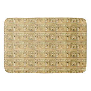 Egypt-Hieroglyphs Bath Mat