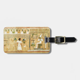 Egypt-Hieroglyphs Luggage Tag