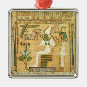 Egypt-Hieroglyphs Metal Ornament