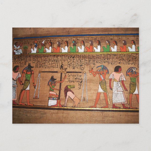 Egypt-Hieroglyphs Postcard (Front)