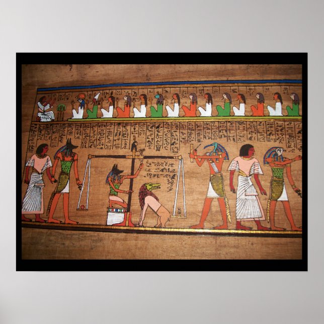 Egypt-Hieroglyphs Poster (Front)