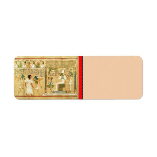 Egypt-Hieroglyphs Return Address Label