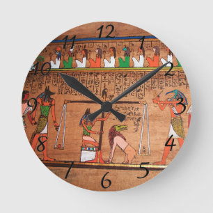 Egypt-Hieroglyphs Wall Clock