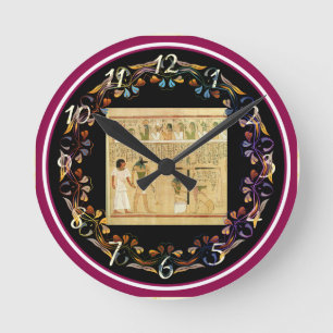 Egypt-Hieroglyphs Wall Clock